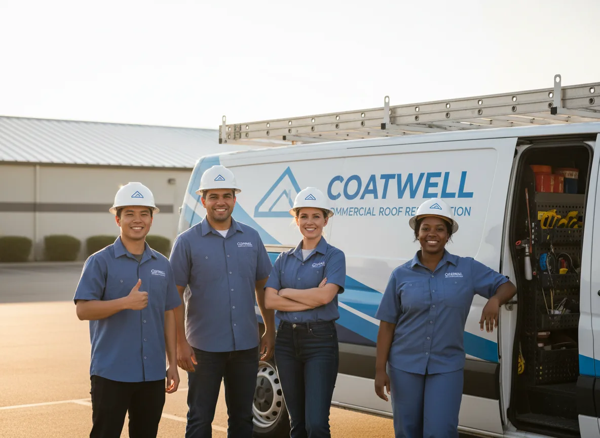 Commercial roof coating company in Pineville, PA